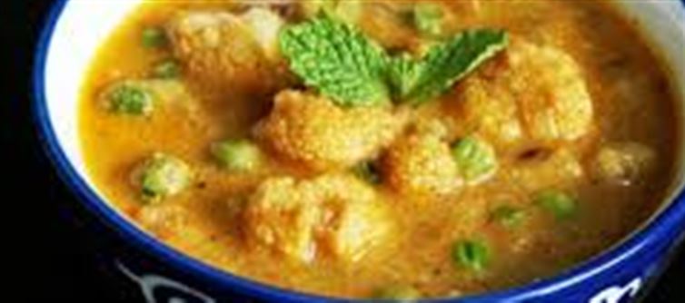 Cauliflower Kurma Recipe step by step process