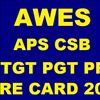 AWES APS CSB Score Card 2015 Download @ www.aps-csb.in For TGT PGT PRT