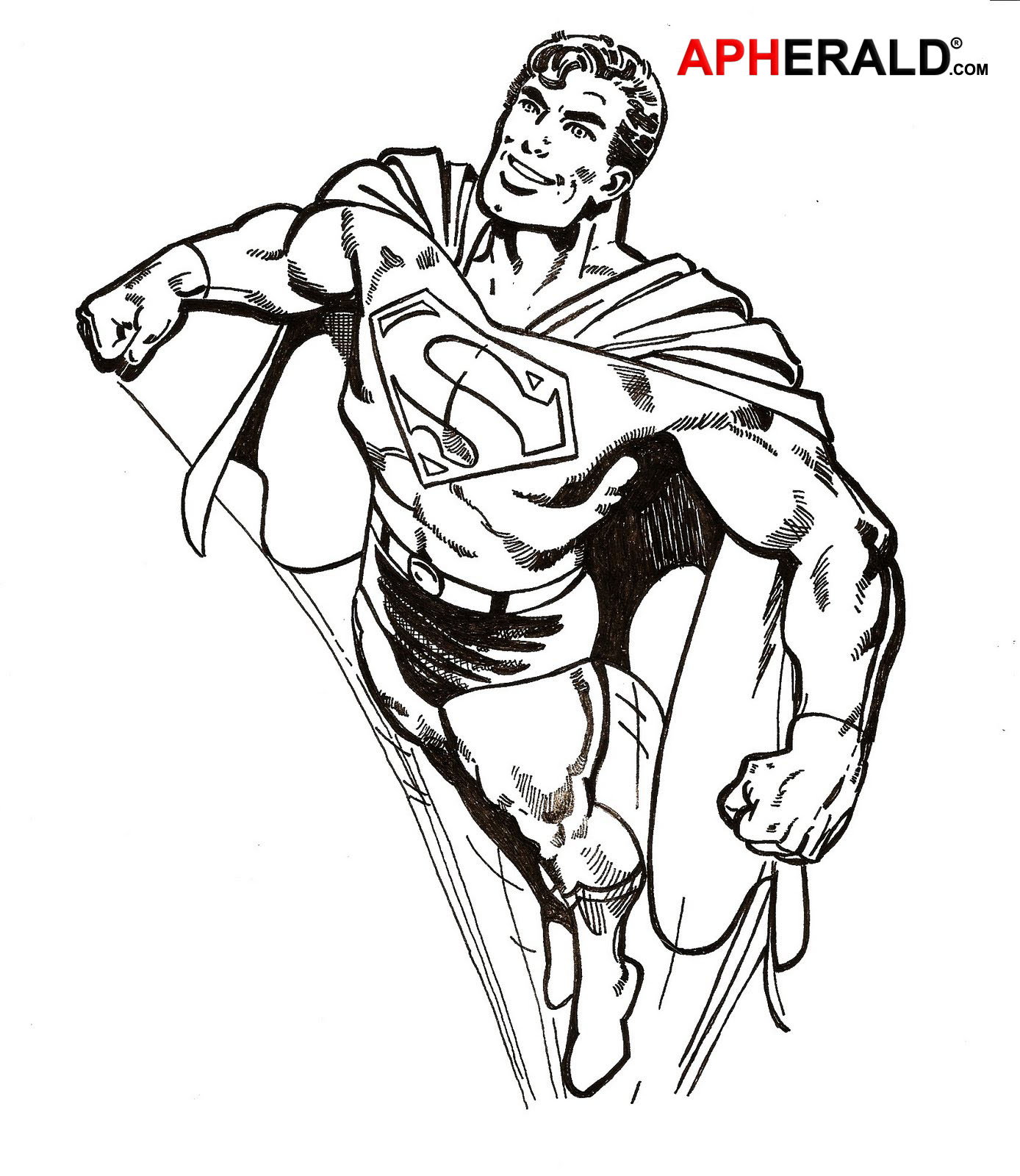 Superman Drawing