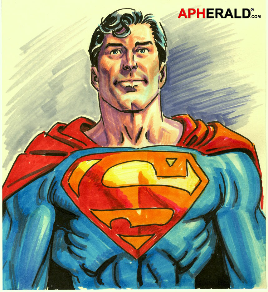 Superman Drawing