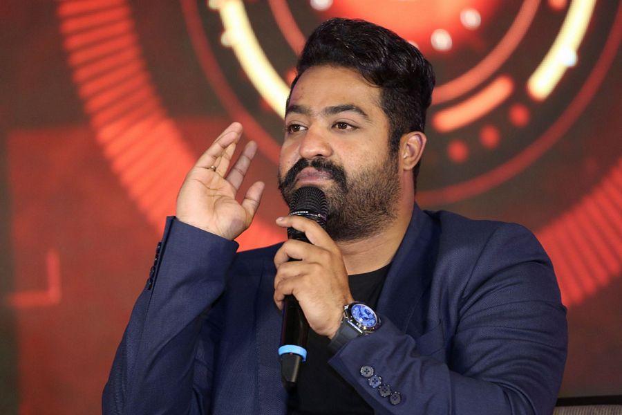 NTR at Big Boss Show Launch Press Meet Photos