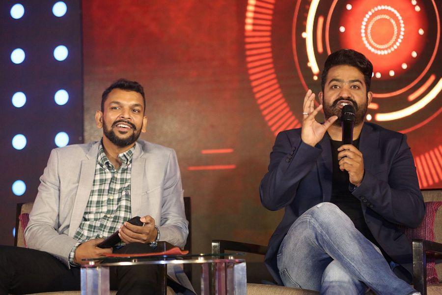 NTR at Big Boss Show Launch Press Meet Photos