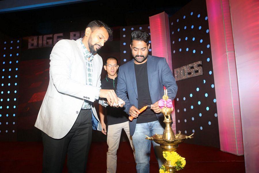 NTR at Big Boss Show Launch Press Meet Photos