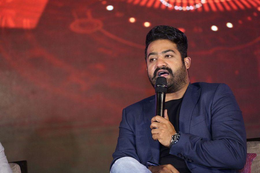 NTR at Big Boss Show Launch Press Meet Photos