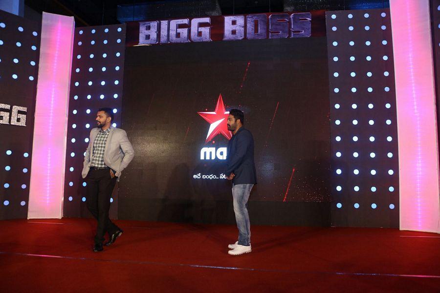 NTR at Big Boss Show Launch Press Meet Photos