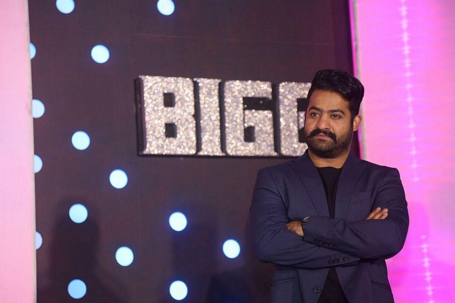 NTR at Big Boss Show Launch Press Meet Photos