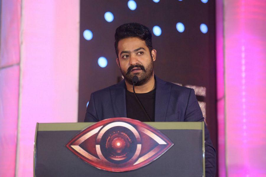 NTR at Big Boss Show Launch Press Meet Photos