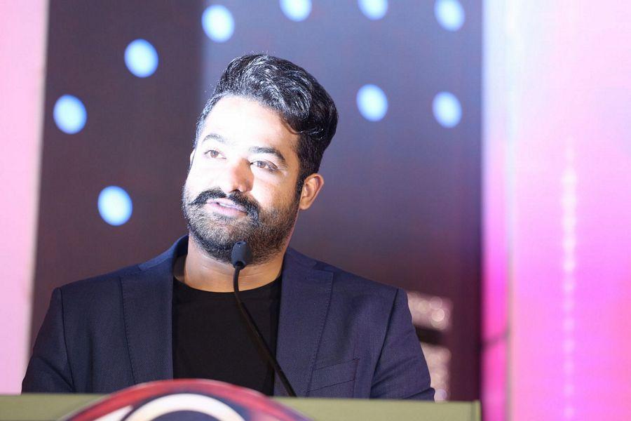 NTR at Big Boss Show Launch Press Meet Photos