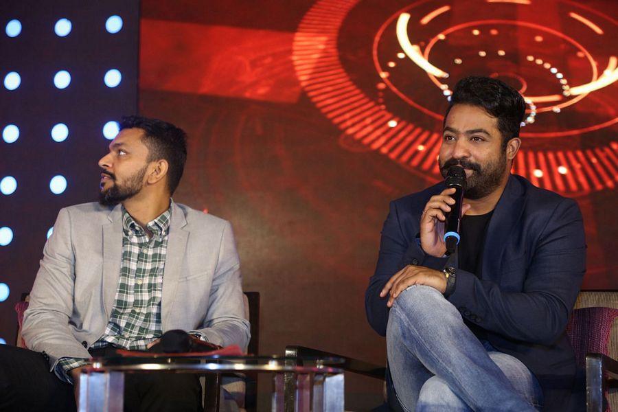 NTR at Big Boss Show Launch Press Meet Photos