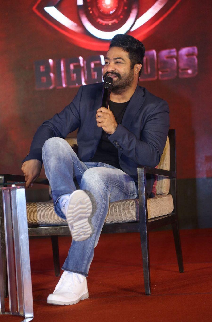 NTR at Big Boss Show Launch Press Meet Photos