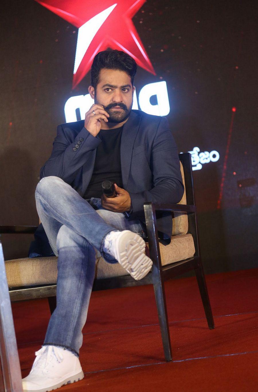 NTR at Big Boss Show Launch Press Meet Photos