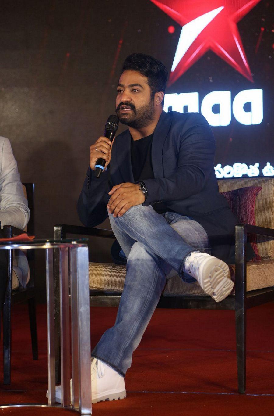 NTR at Big Boss Show Launch Press Meet Photos