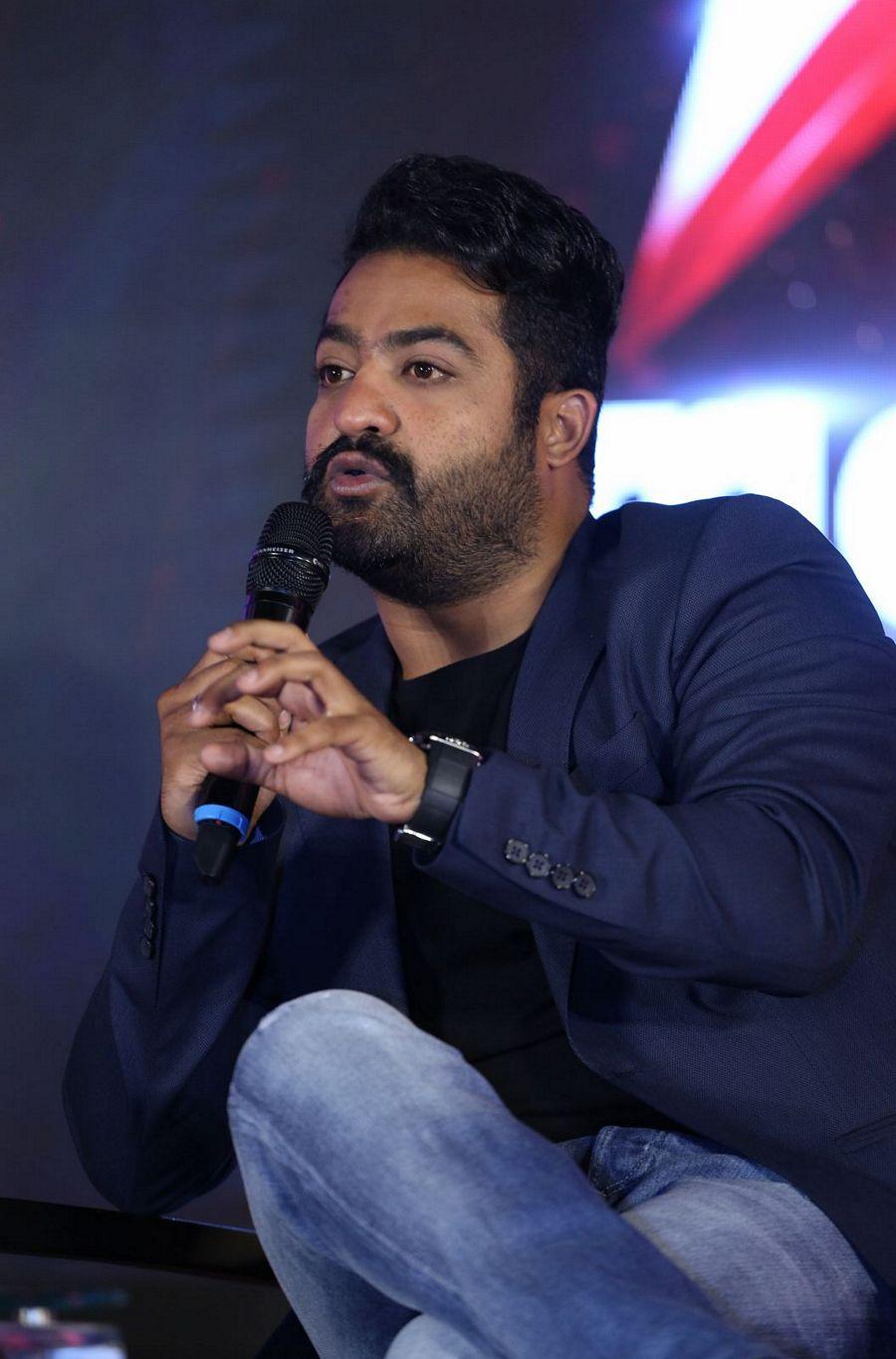NTR at Big Boss Show Launch Press Meet Photos