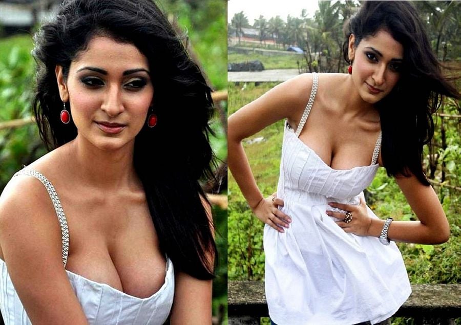 Alankrita Dogra hot deep cleavage show