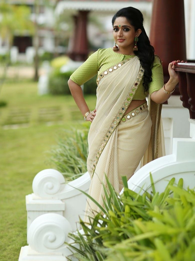 Kavya Madhavan Latest Saree Photos