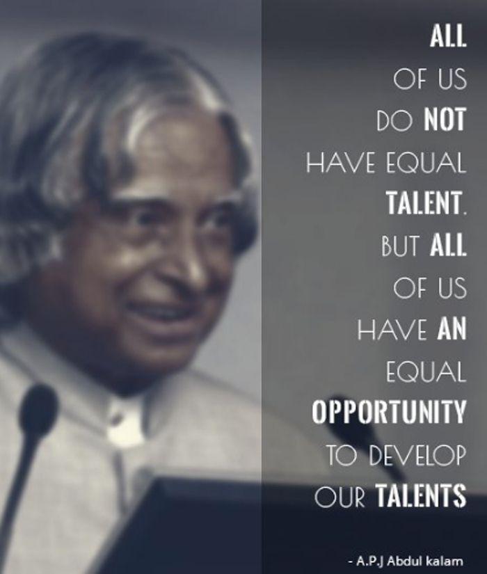 Most Popular Inspirational Quotes from A.P.J Abdul Kalam