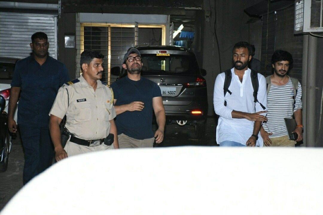 Aamir Khan spotted in Bandra Mumbai