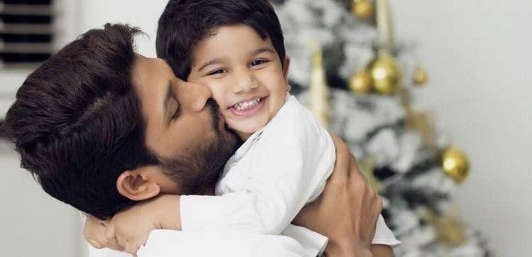 Actor Allu Arjun with his kids Unseen Pictures