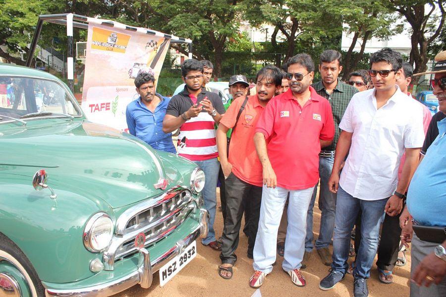 Actor Jiiva Car Rally Photos