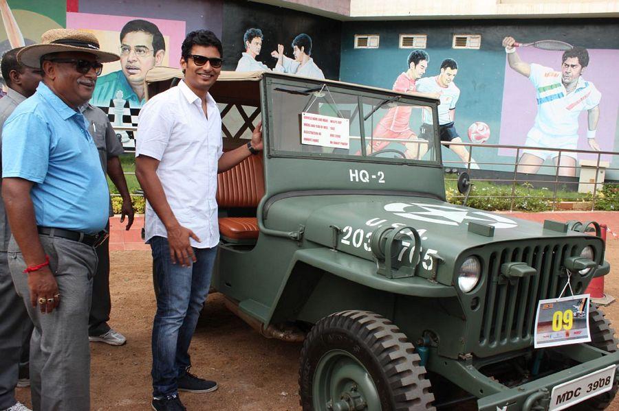 Actor Jiiva Car Rally Photos