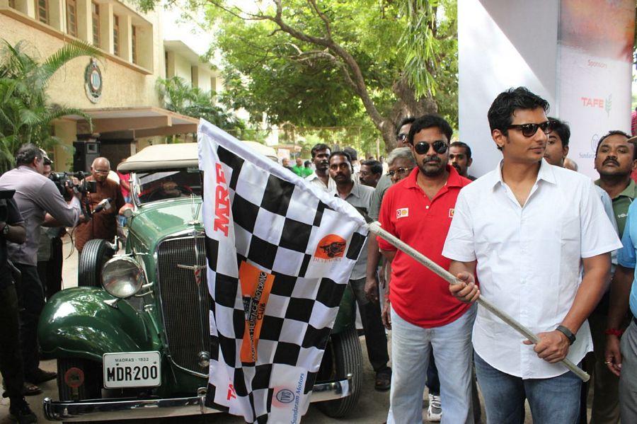 Actor Jiiva Car Rally Photos