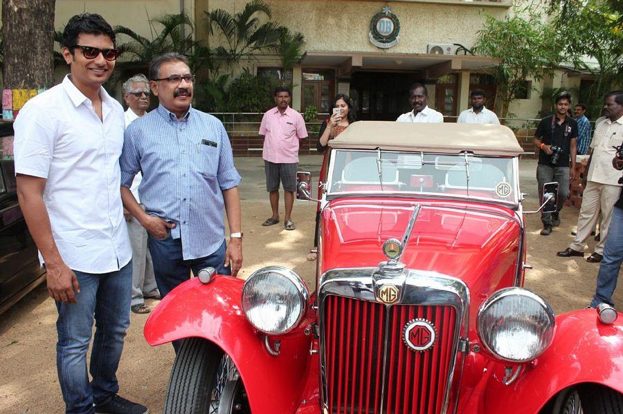 Actor Jiiva Car Rally Photos