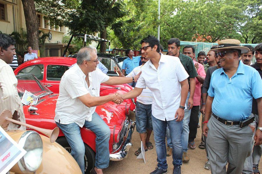 Actor Jiiva Car Rally Photos