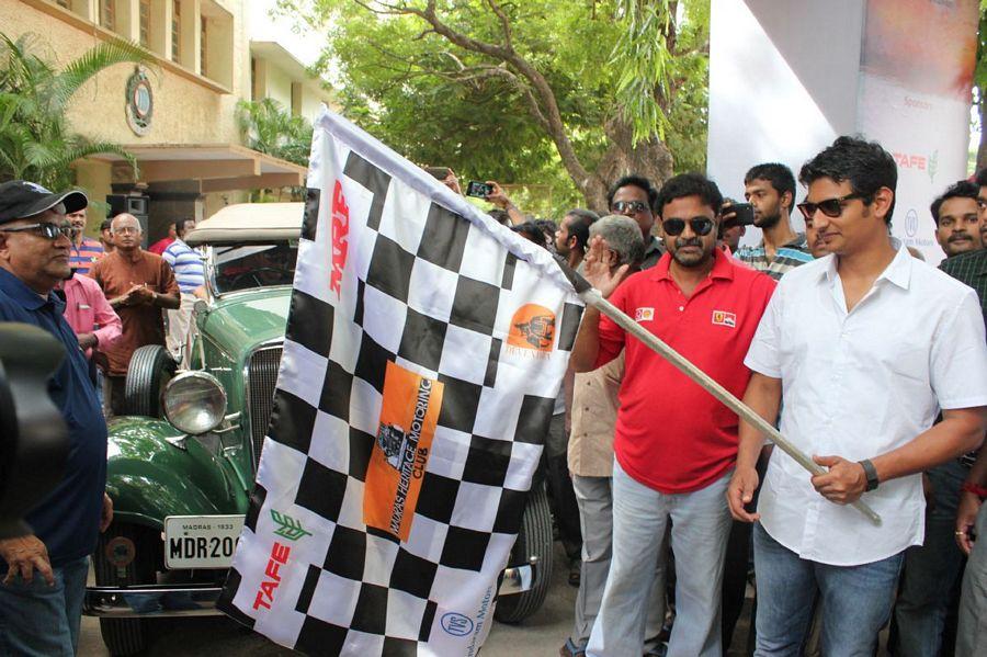 Actor Jiiva Car Rally Photos
