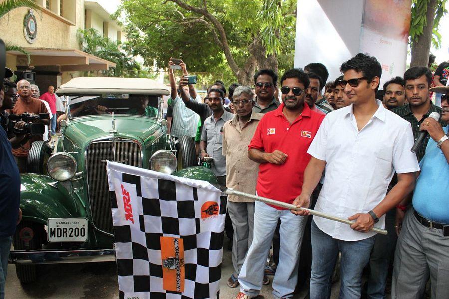 Actor Jiiva Car Rally Photos