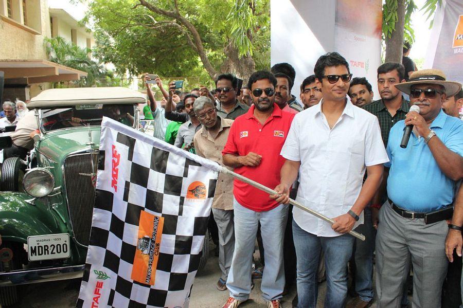 Actor Jiiva Car Rally Photos