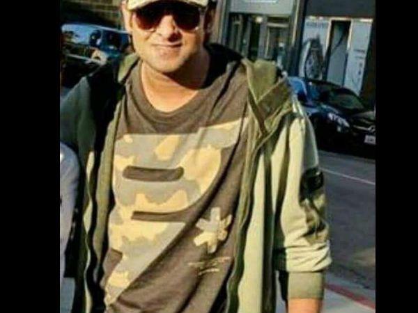 Actor Prabhas news look clean shave Pics goes Viral