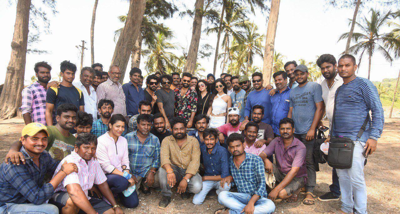 Actor Ram Birthday Celebrations Stills From ISmart Shankar Shoot In Goa