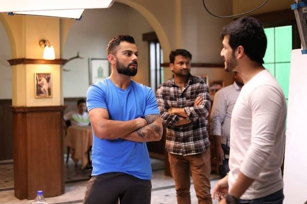 Akhil & Virat Kohli In Annapurna Studios Photos