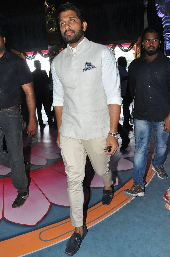 Allu Arjun Stills At Subbarami Reddy Grandson Keshav Wedding