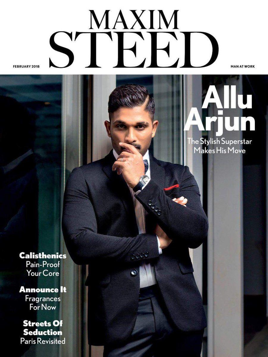 Allu Arjun looks dapper in the latest edition of Maxim!