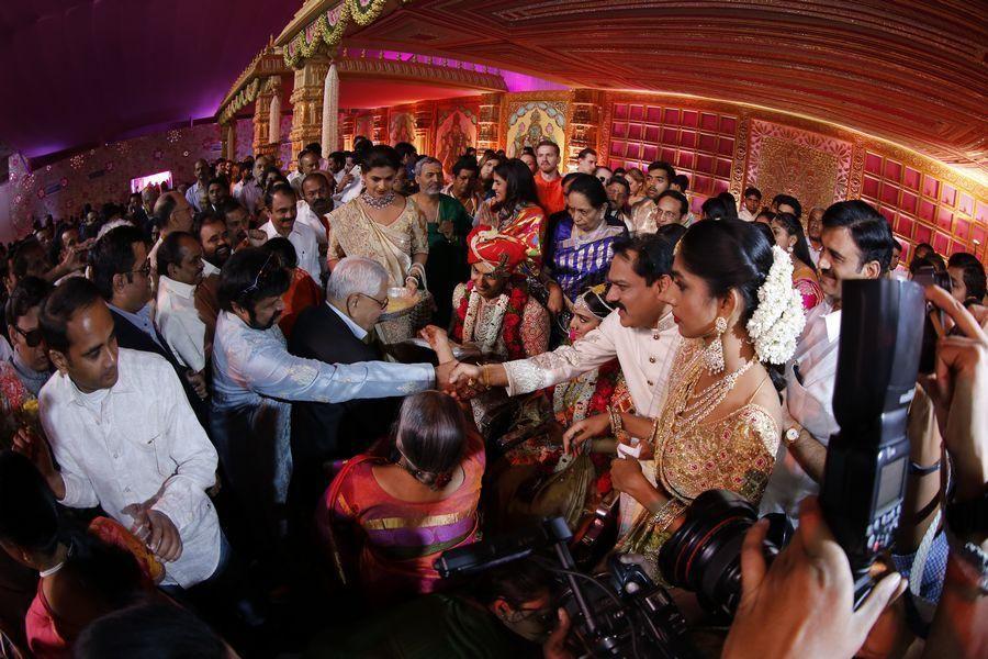 Balakrishna Stills At Subbarami Reddy Grandson Keshav Wedding