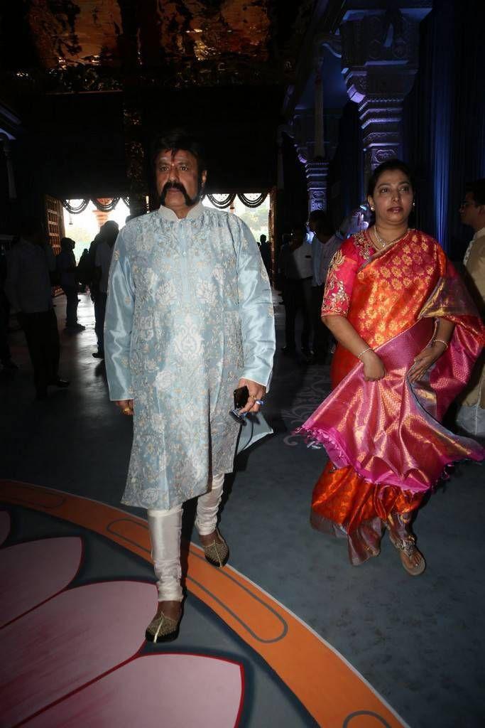 Balakrishna Stills At Subbarami Reddy Grandson Keshav Wedding