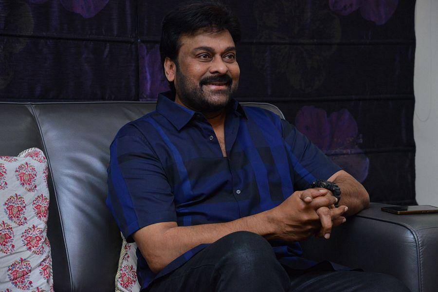 Chiru at Khaidi No 150 Movie Interview Stills