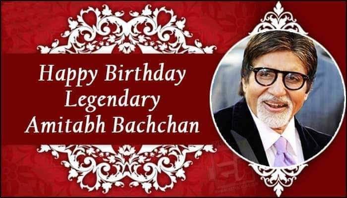 Happy Birthday Lengendary Amitabh Bachchan