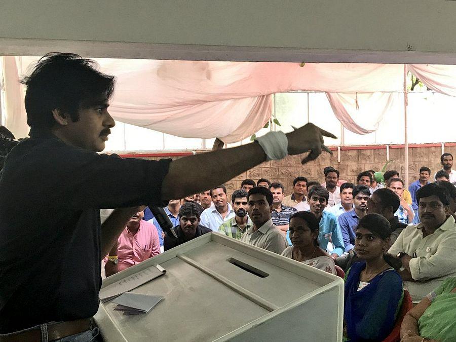 JanaSena Party Chief Pawan Kalyan met Anantapur resource persons