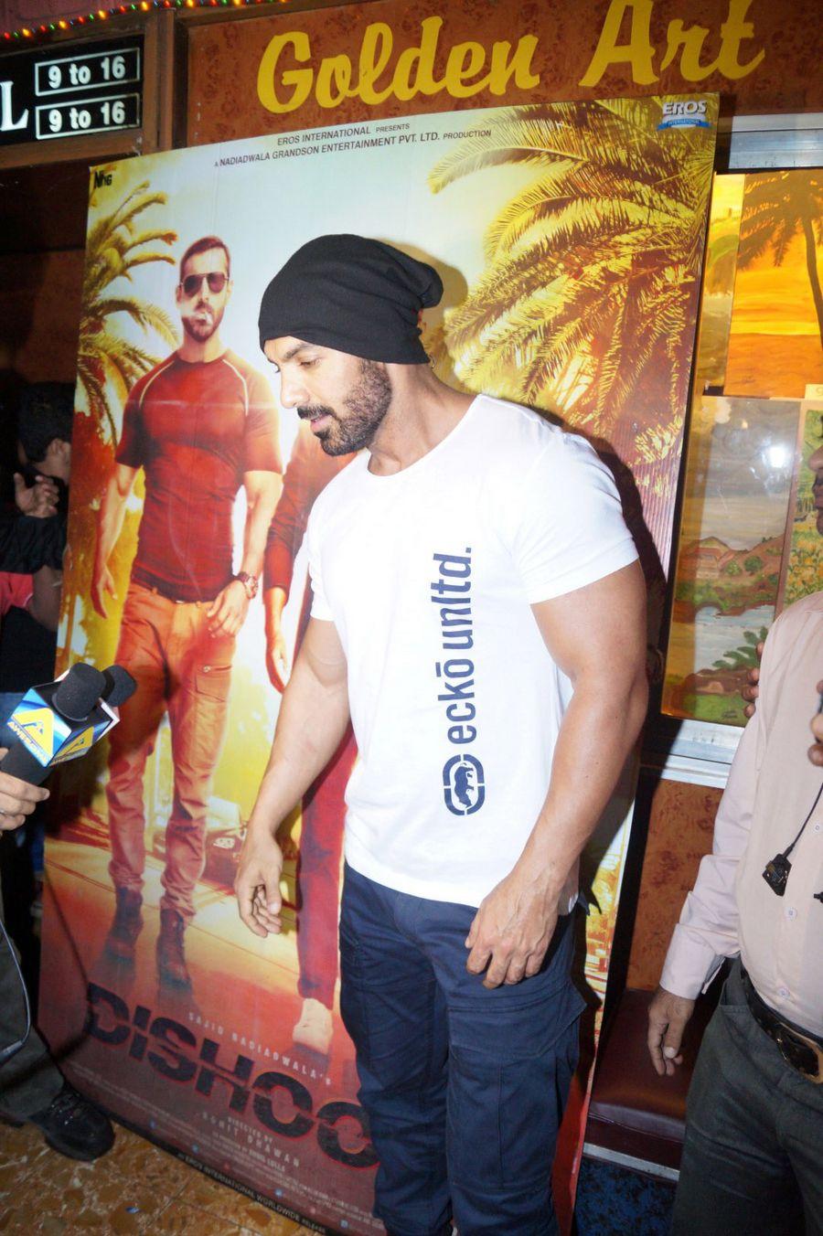 John Abraham Meet Fans Photos At Gaiety Galaxy