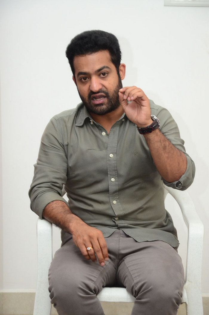 Jr NTR Aravinda Sametha Promotion Photos