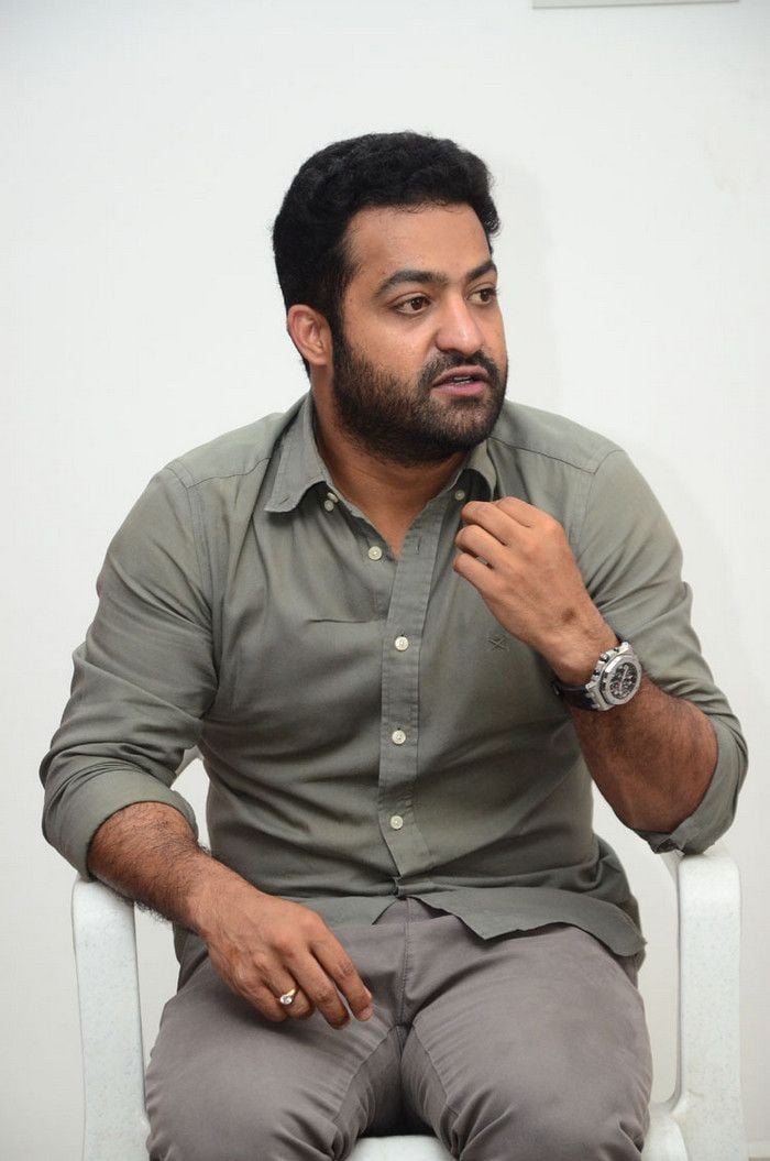 Jr NTR Aravinda Sametha Promotion Photos