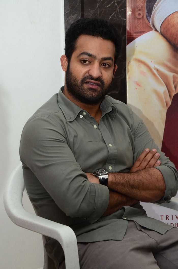 Jr NTR Aravinda Sametha Promotion Photos