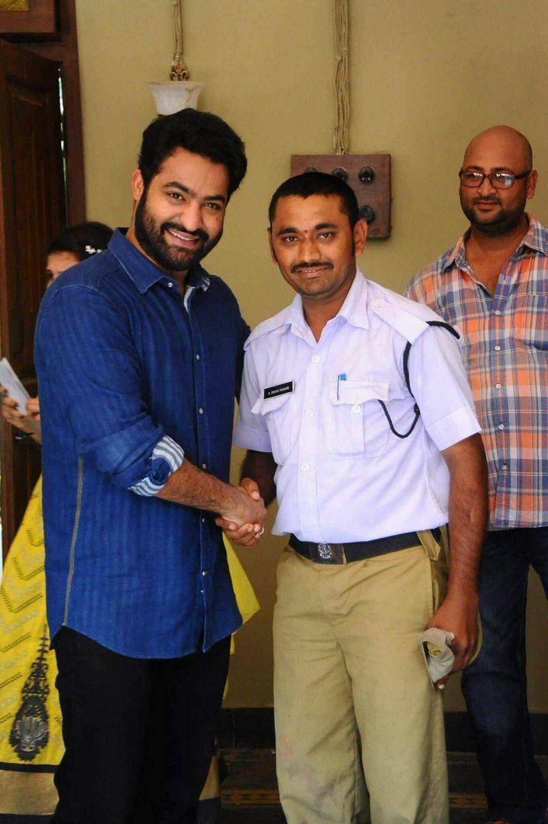 Jr NTR Spoted at Janatha Garage Movie Shooting