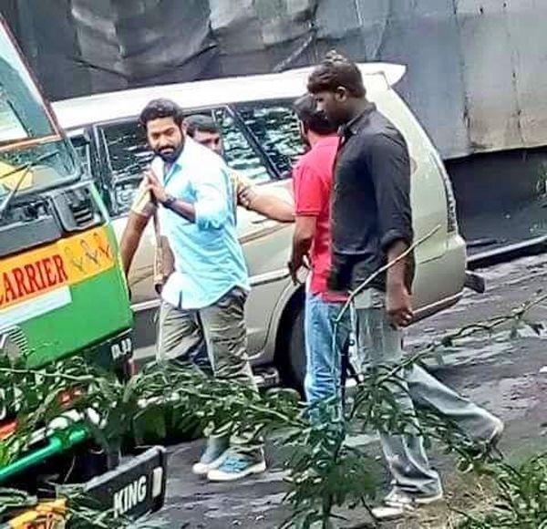 Jr NTR Spoted at Janatha Garage Movie Shooting