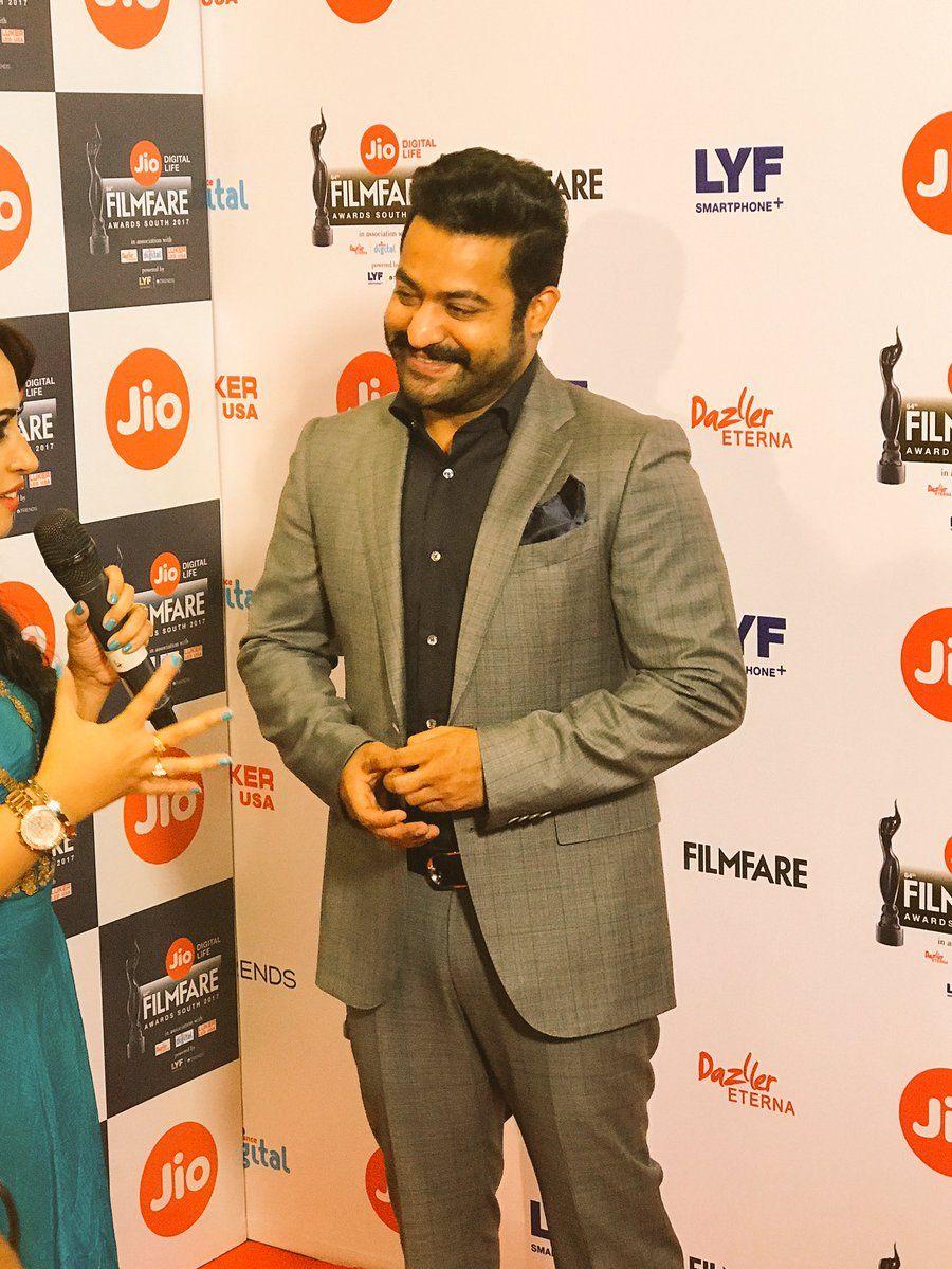 Jr NTR Stills at the Jio Filmfare Awards South 2017