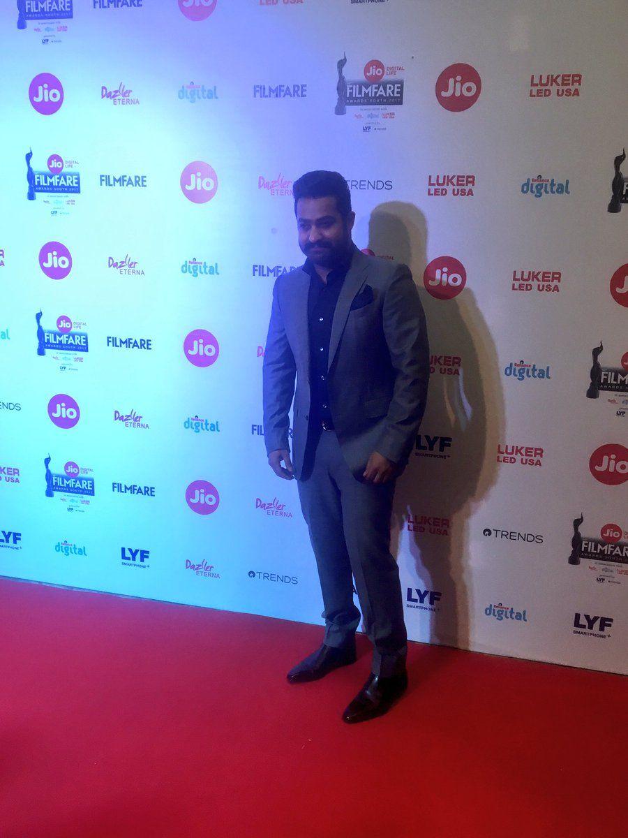 Jr NTR Stills at the Jio Filmfare Awards South 2017