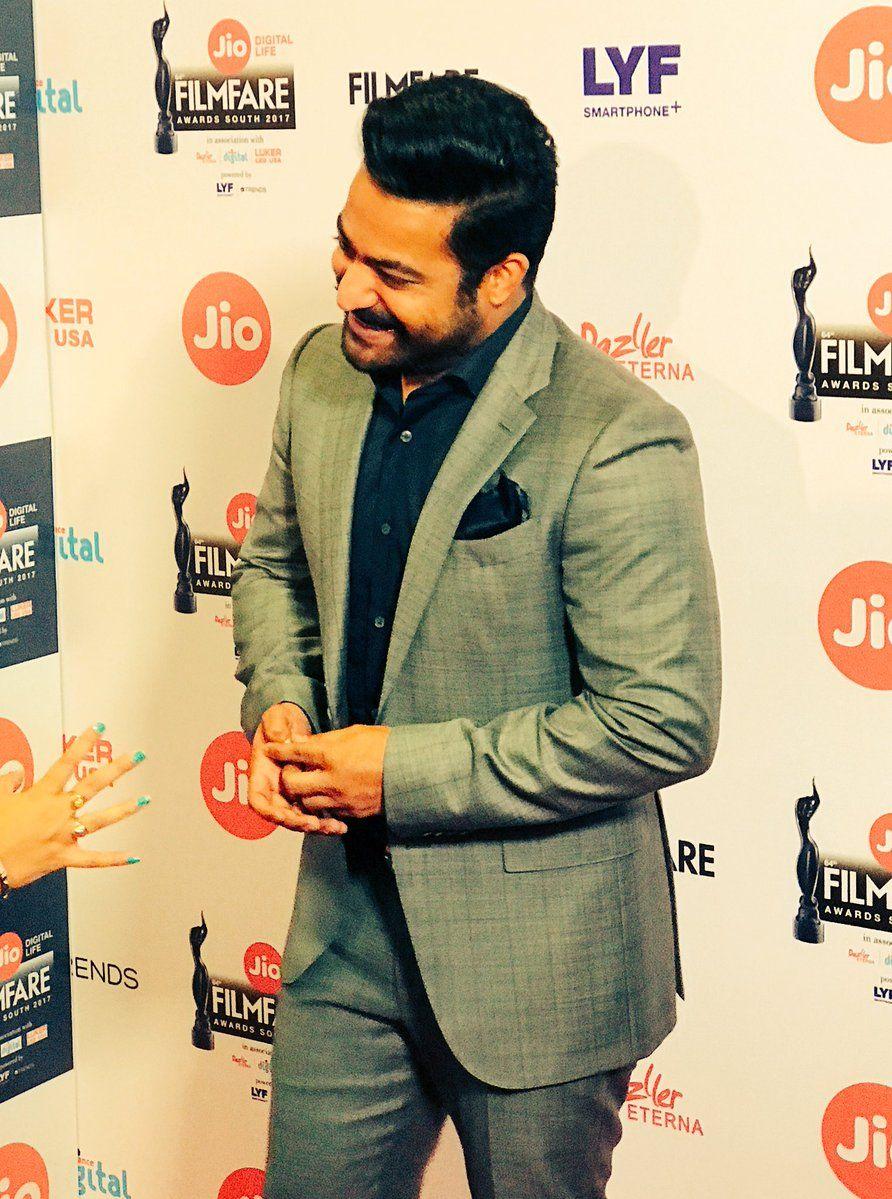 Jr NTR Stills at the Jio Filmfare Awards South 2017