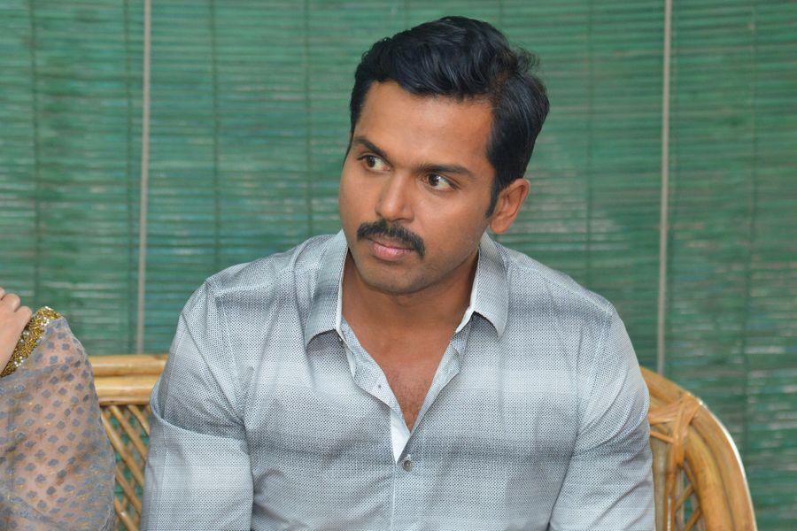 Karthi Latest Stills At Cheliyaa Movie Press Meet